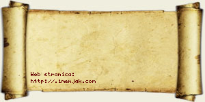 Ana Hrnjaković vizit kartica